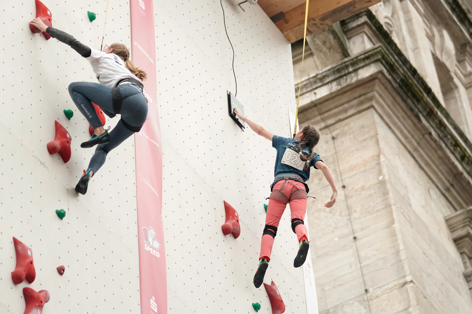 Speedklettern beim Deutschen Jugend Cup | © DAV Pavlo Vekla