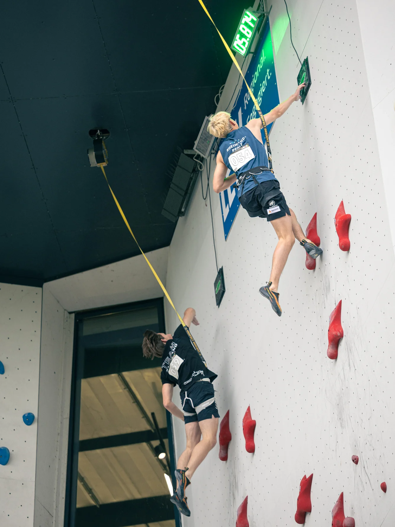 Speedklettern beim Deutschen Jugend Cup | © DAV Xaver Quintus