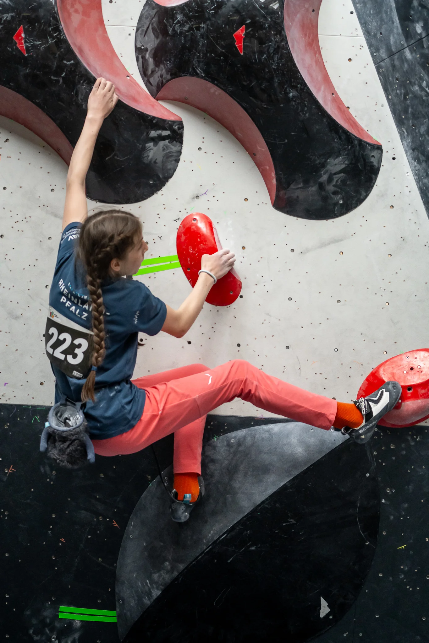 Bouldern beim Deutschen Jugend Cup | © DAV Vic Harster