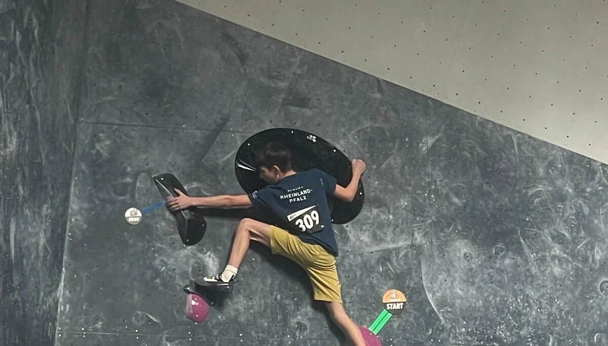Bouldern beim Deutschen Jugend Cup  | © DAV Trier