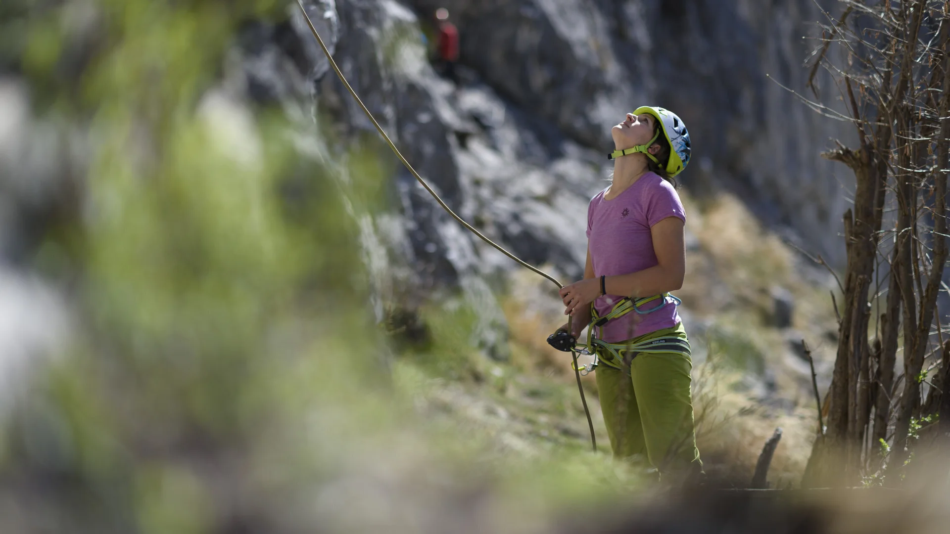 Outdoor-Klettern am Fels | © DAV/Wolfgang Ehn